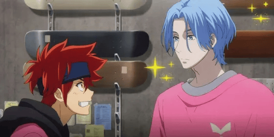 Reki and Langa in Sk8 the Infinity - comfort anime