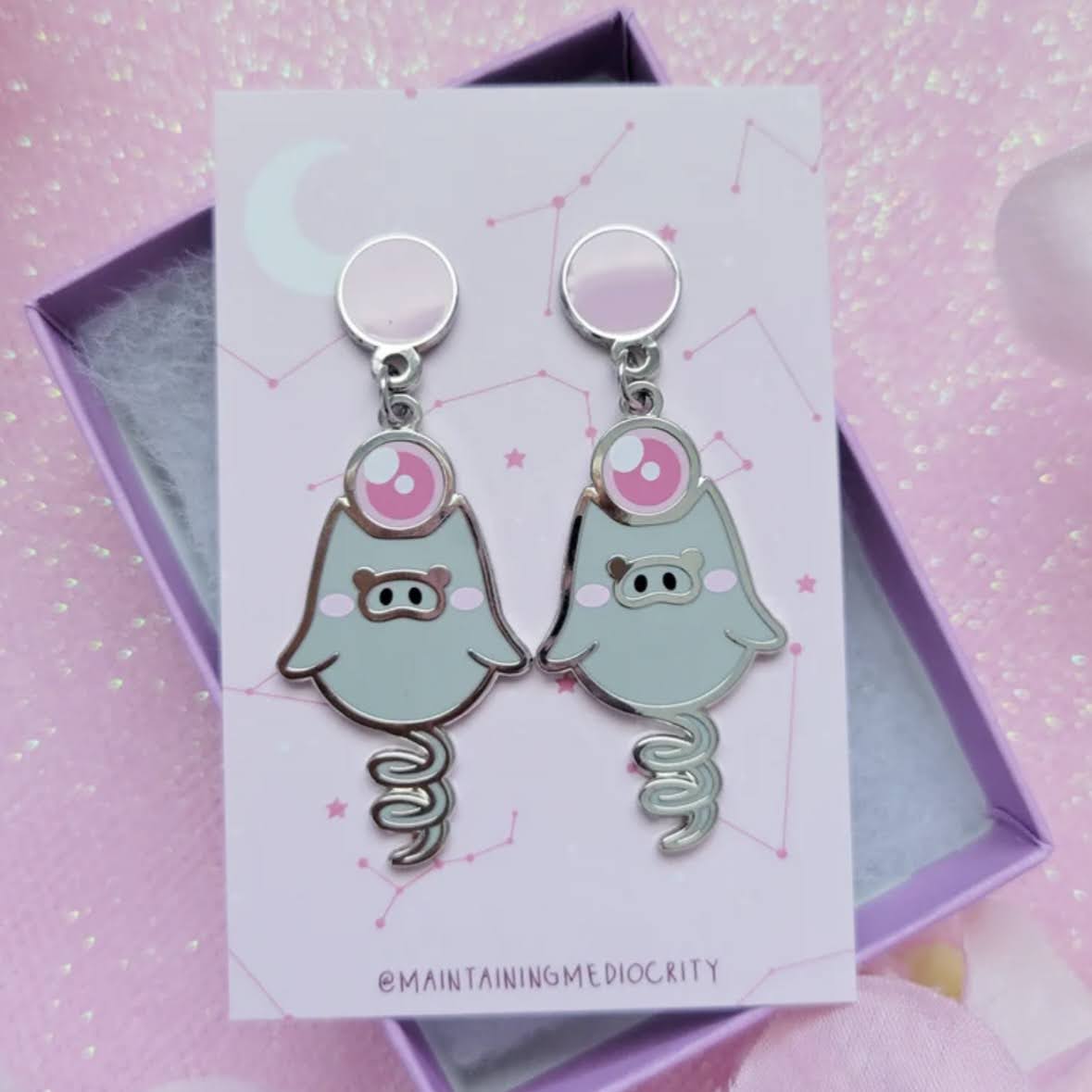anime gift earrings