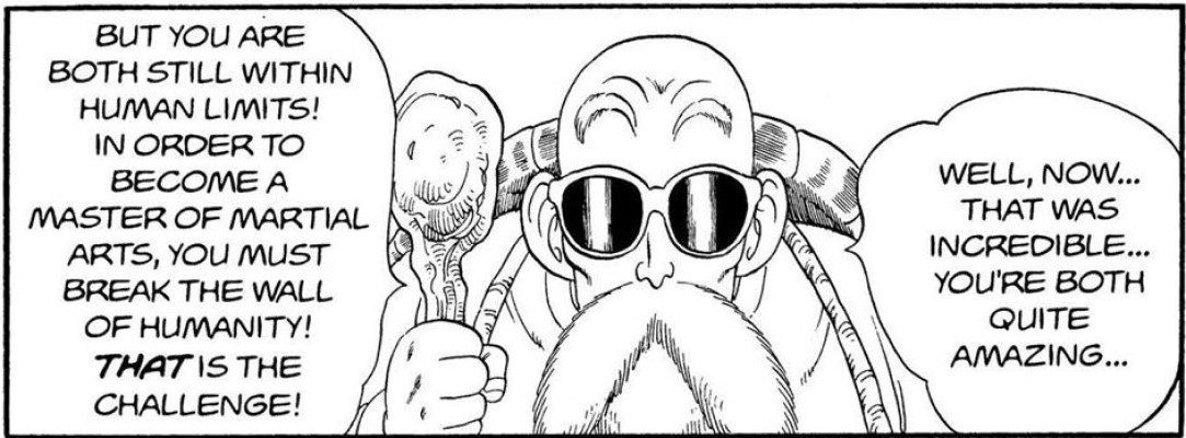 Looking at goku's road to achieving ultra instinct in dragon ball