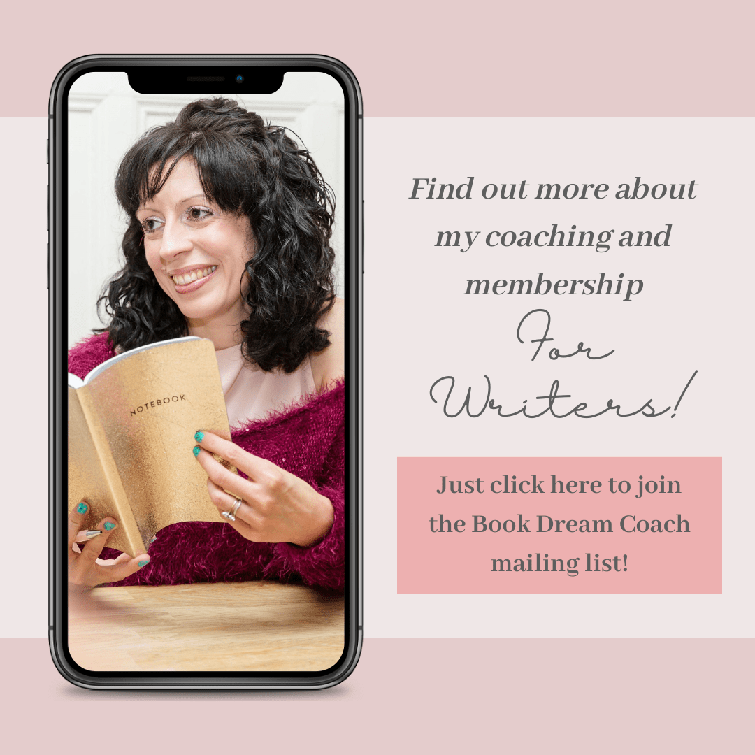 Anita Faulkner Author Website - click to join book dream coach mailing list graphic