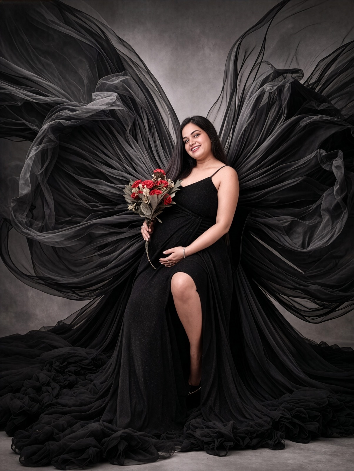 Stylish pregnancy maternity photography in Noida