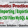 Class 12 Informatics Practices 065 Ch 4 Importing Exporting Data ...