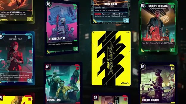 cyberpunk tcg cards