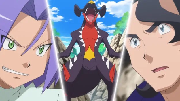the pokemon mega garchomp from the animated series
