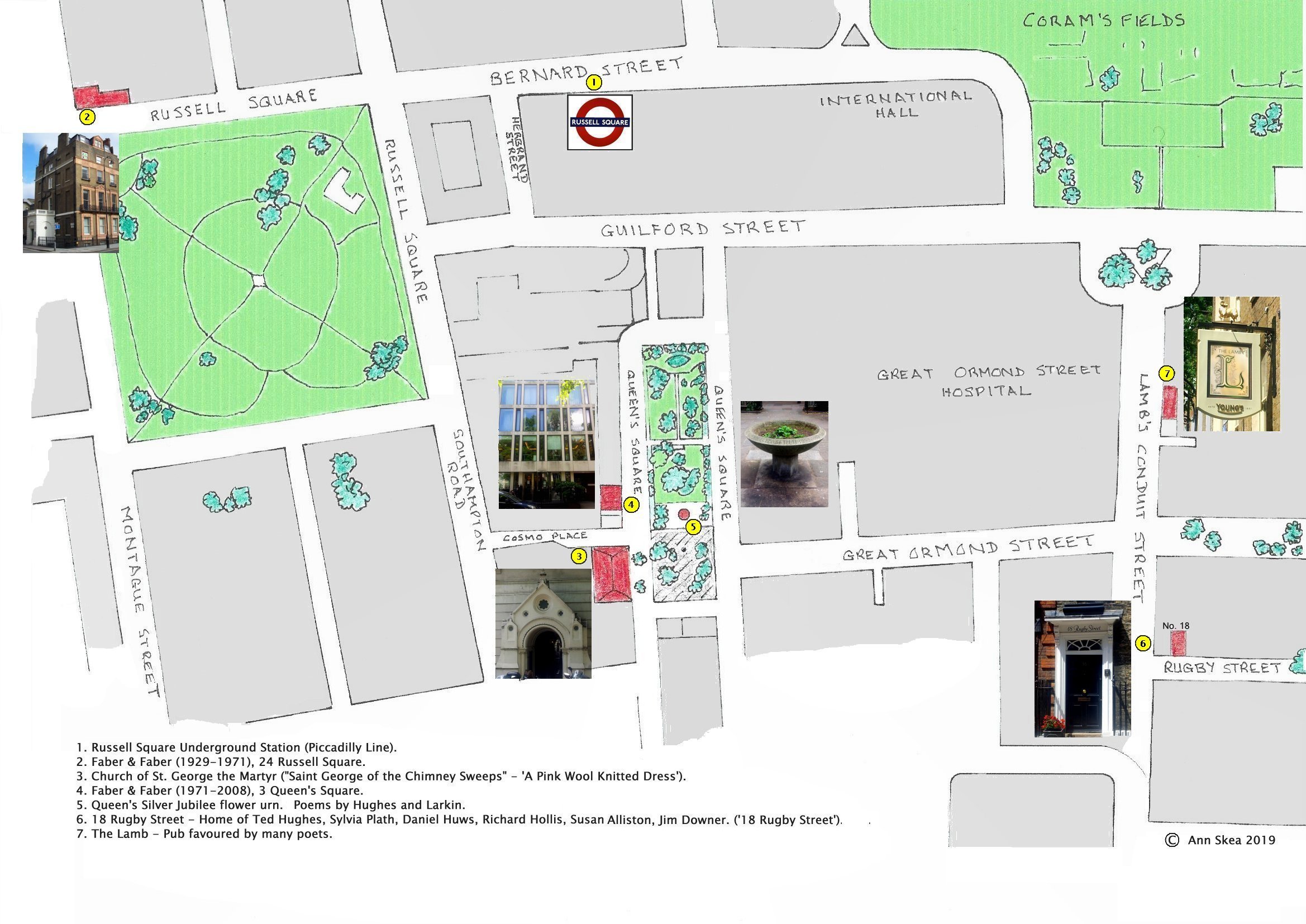 Ted Hughes London Walks Images2 