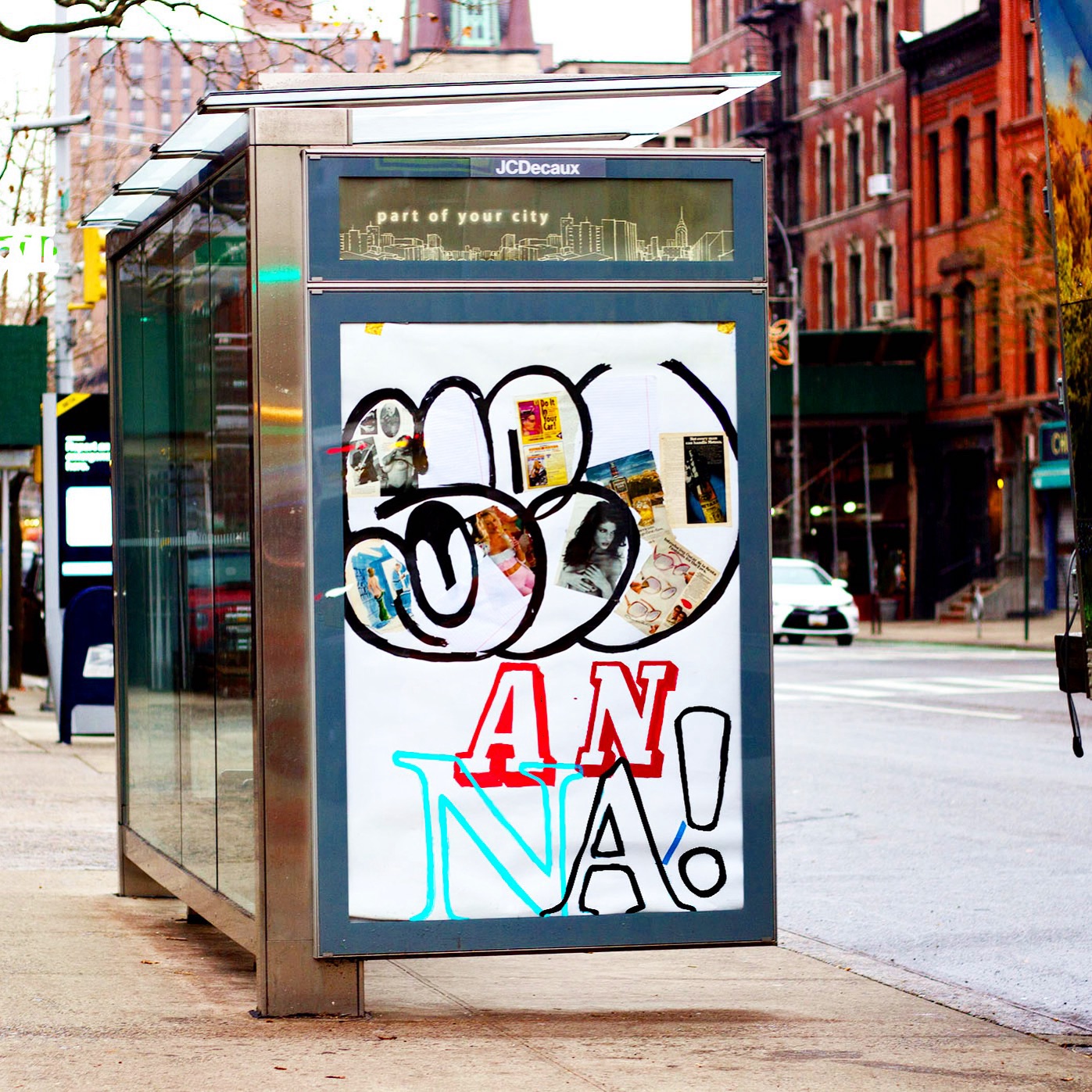 Brandalism by ANNA!, NYC graffiti artist