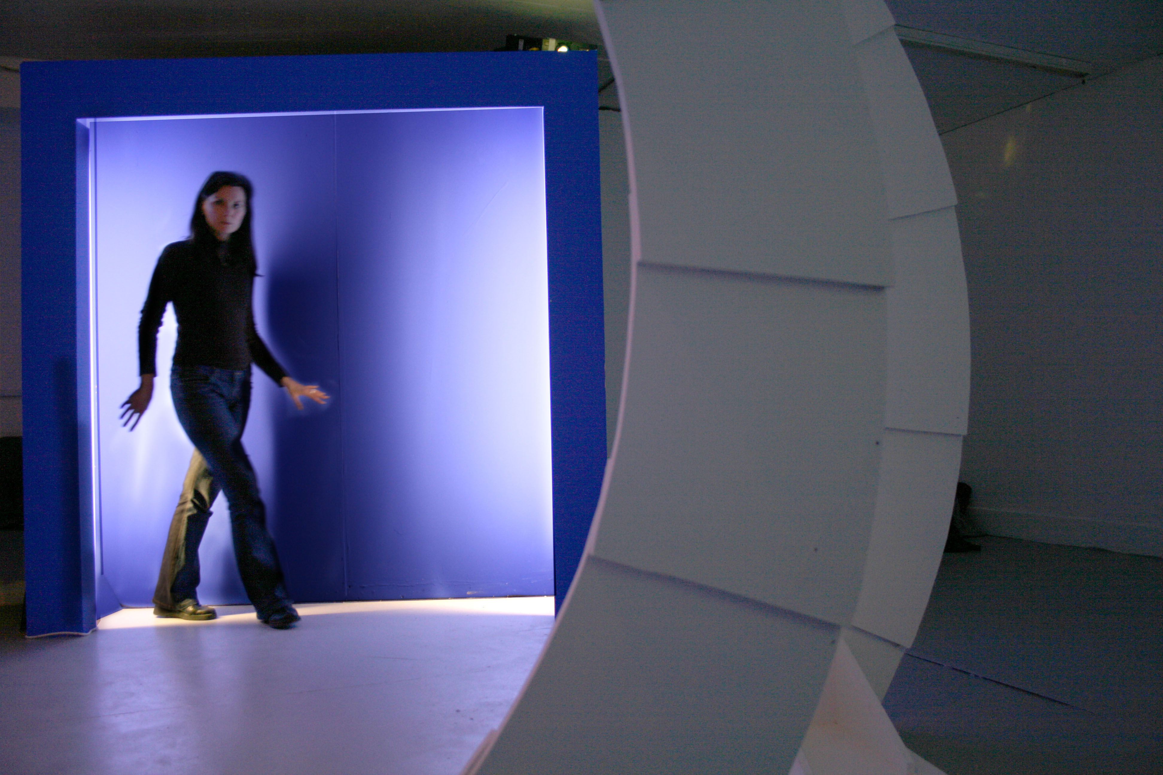 A body which isn`t in film captured by camera..