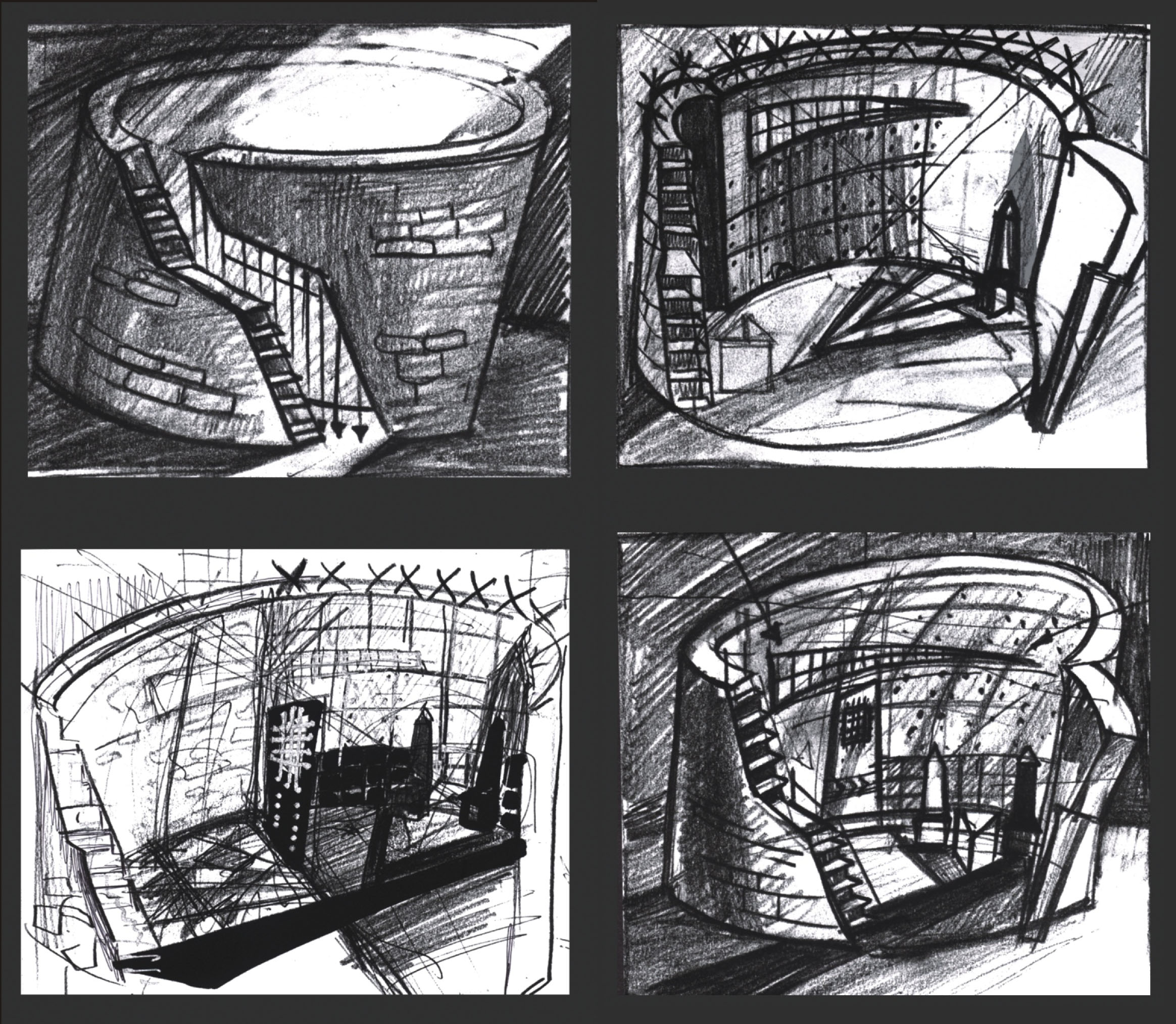 Макет к спектаклю "Гамлет"