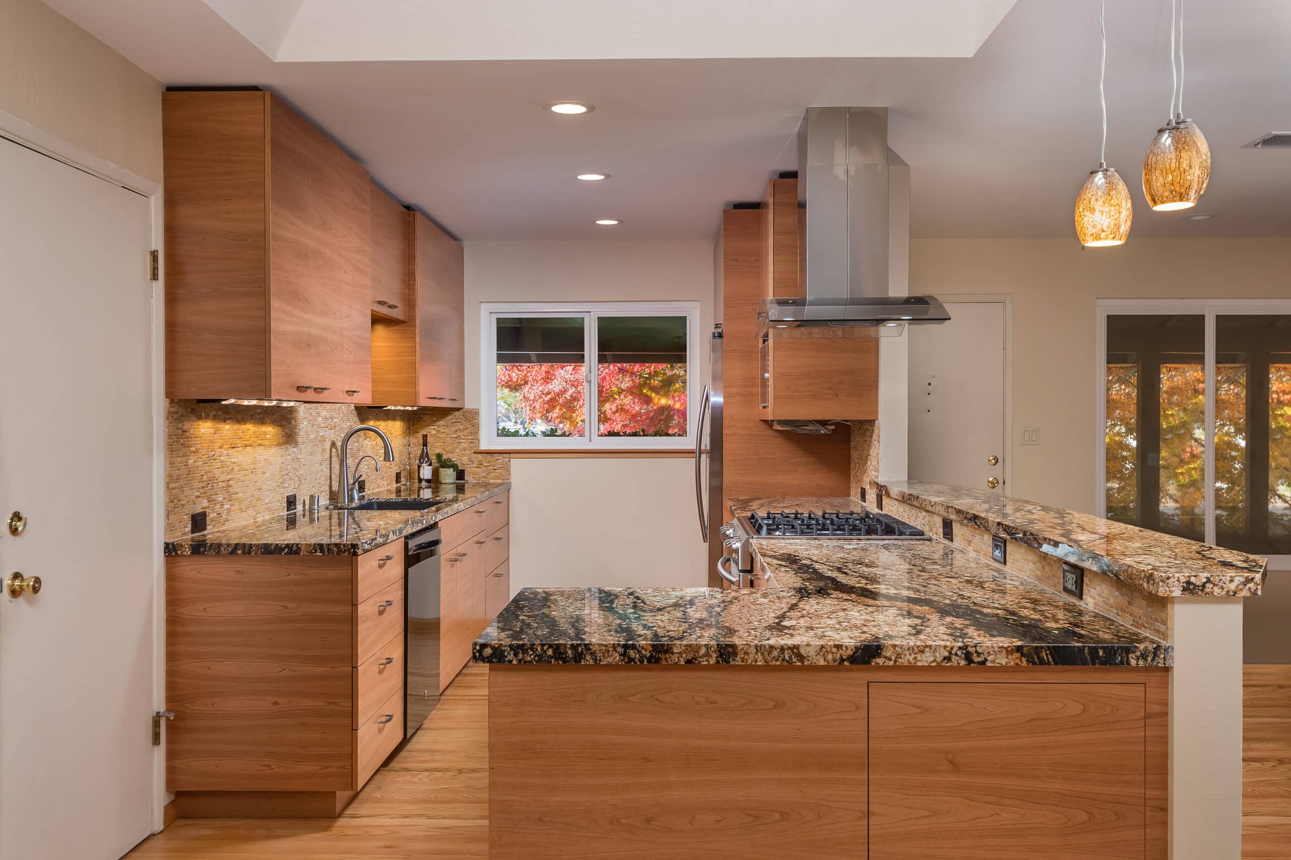 Happiness is a small house with a big kitchen