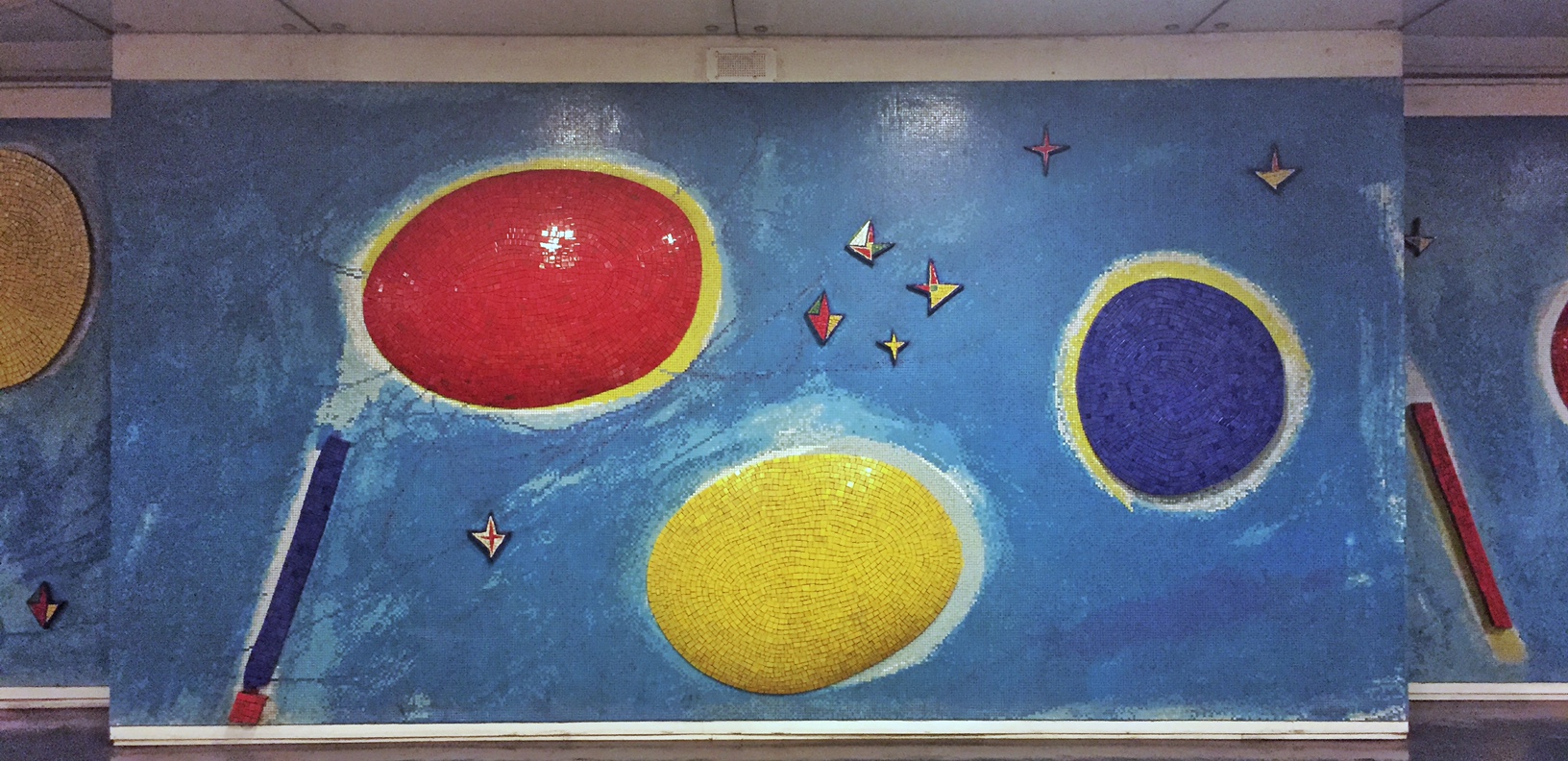 Dante - Nicola De Maria - Universo senza bombe, regno dei fiori, 7angeli rossi (foto: Anna Luciani)