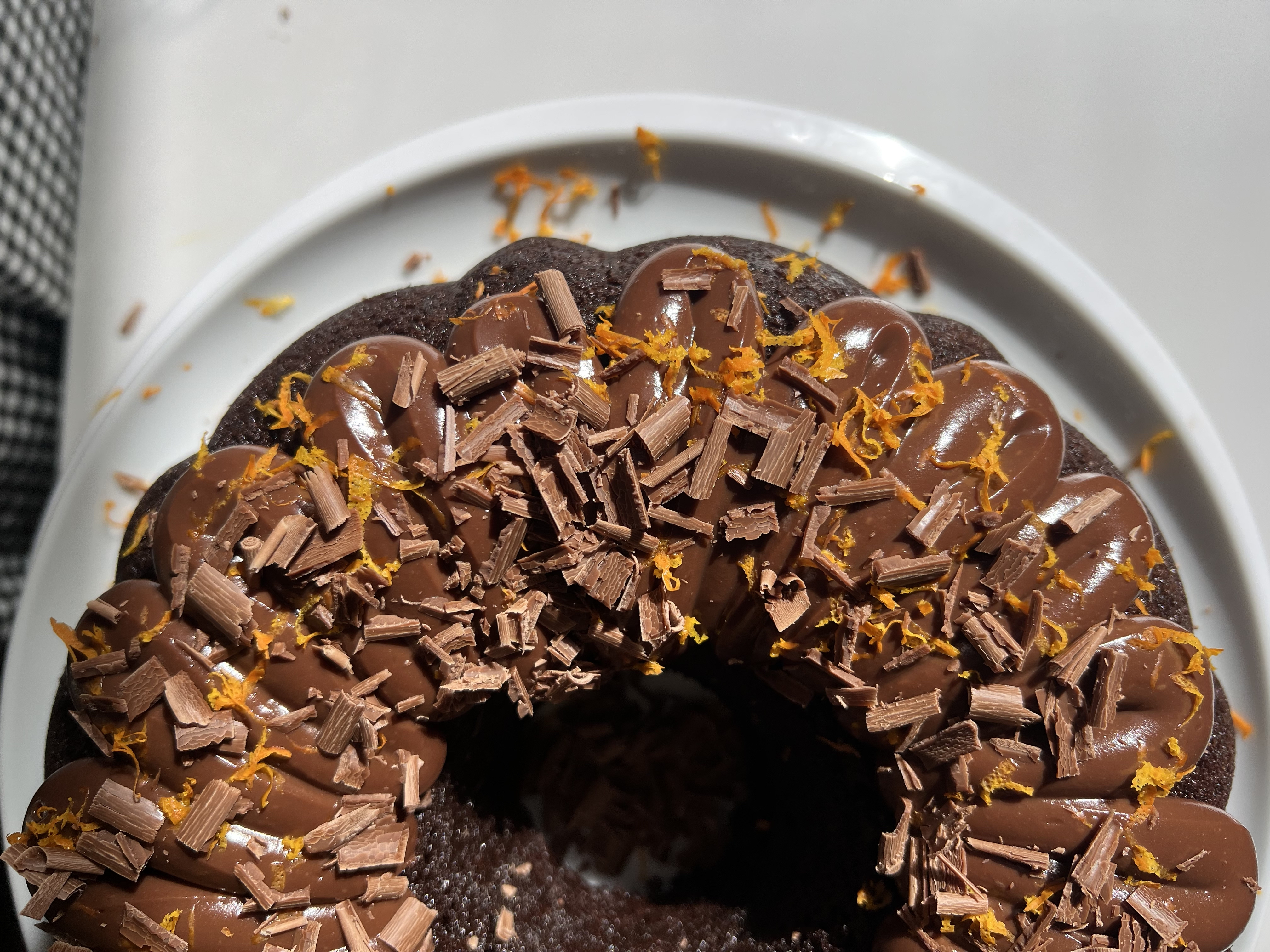 Chocolate Orange Bundt cake