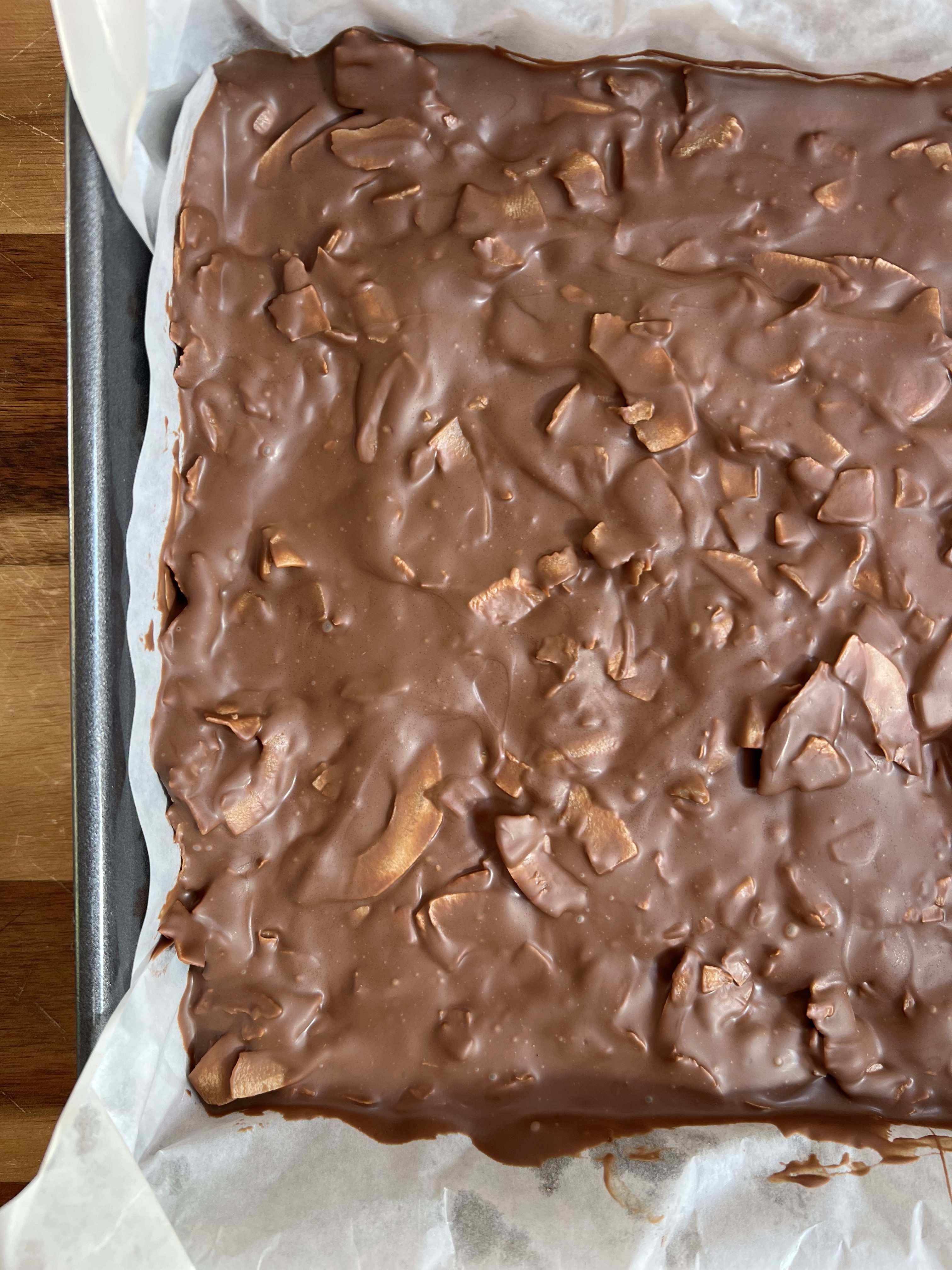 uncut Choc Bar Cheesecake Slice