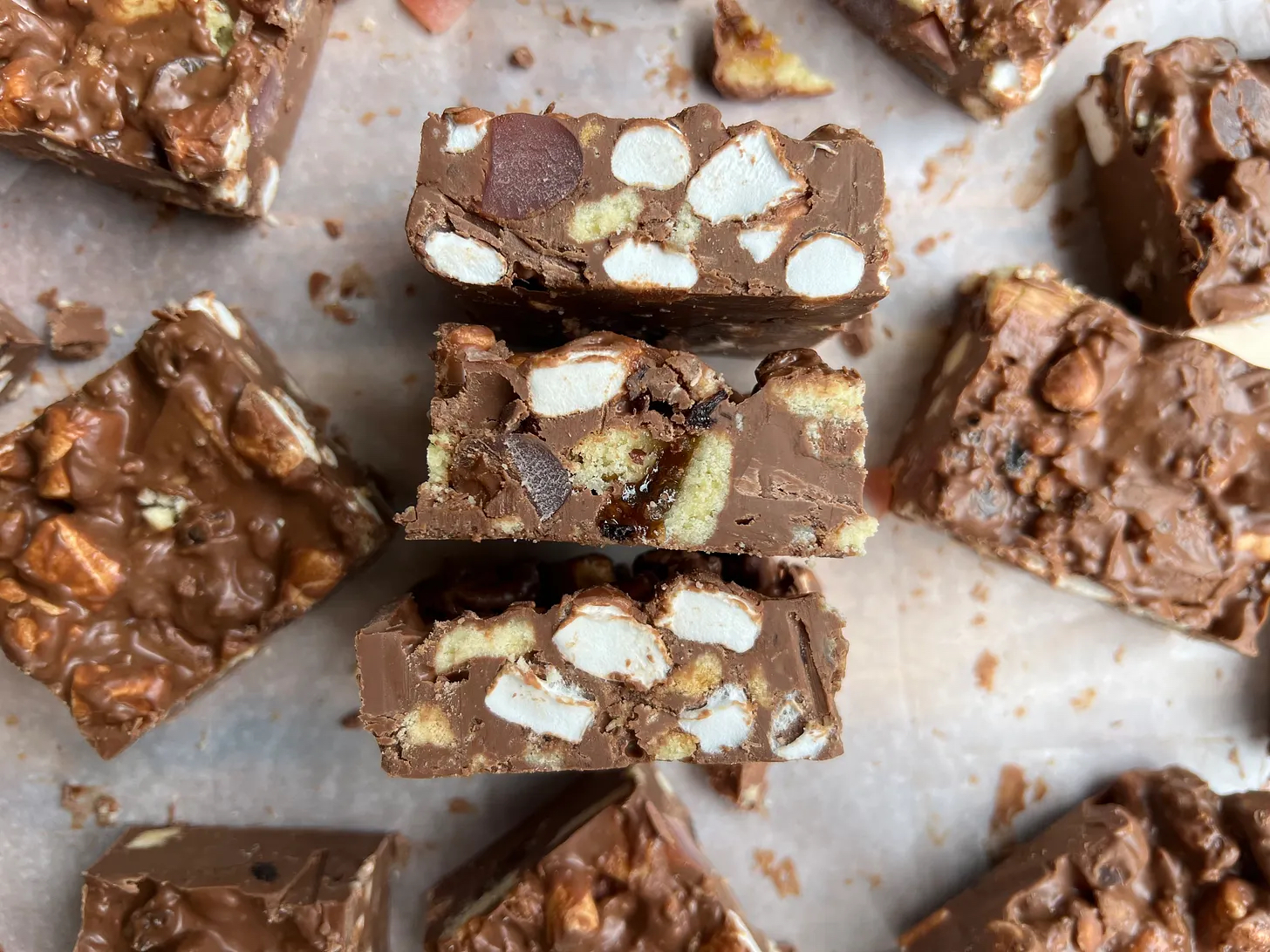 Mince Pie Rocky Road