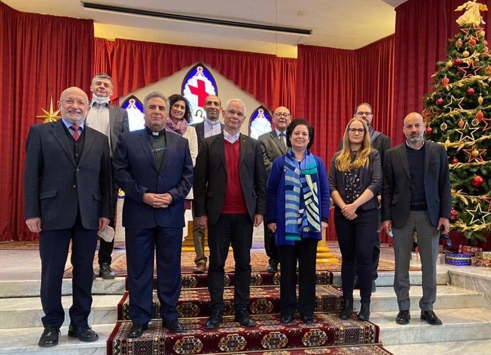 Bishop Zoltan Balog the ministerial President of RCH visited the National Evangelical Synod