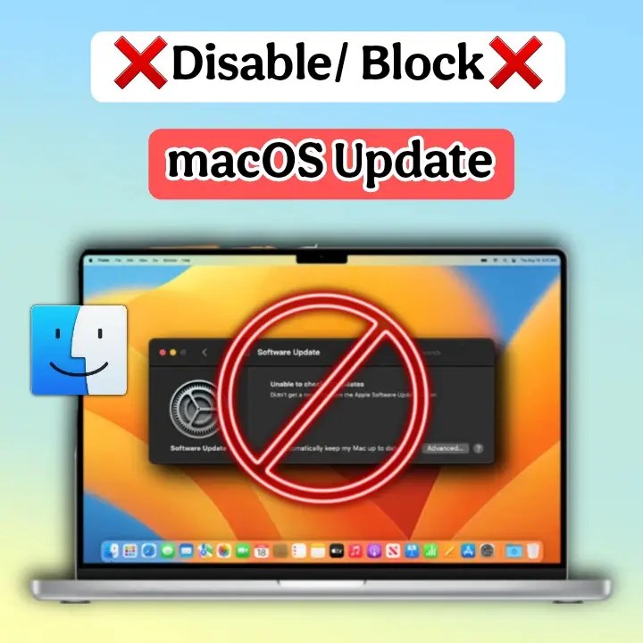 disable block macos update