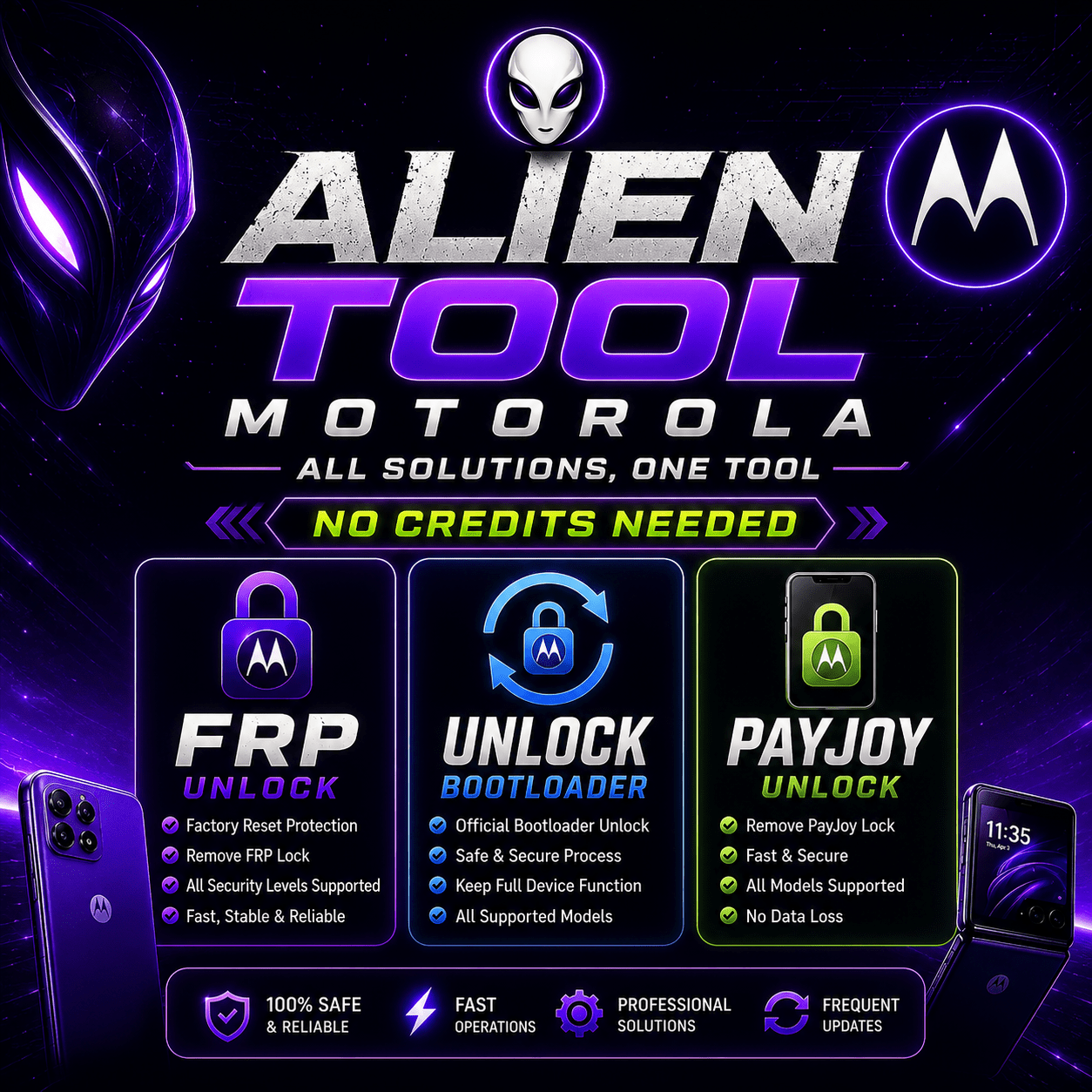 Alien tool motorola