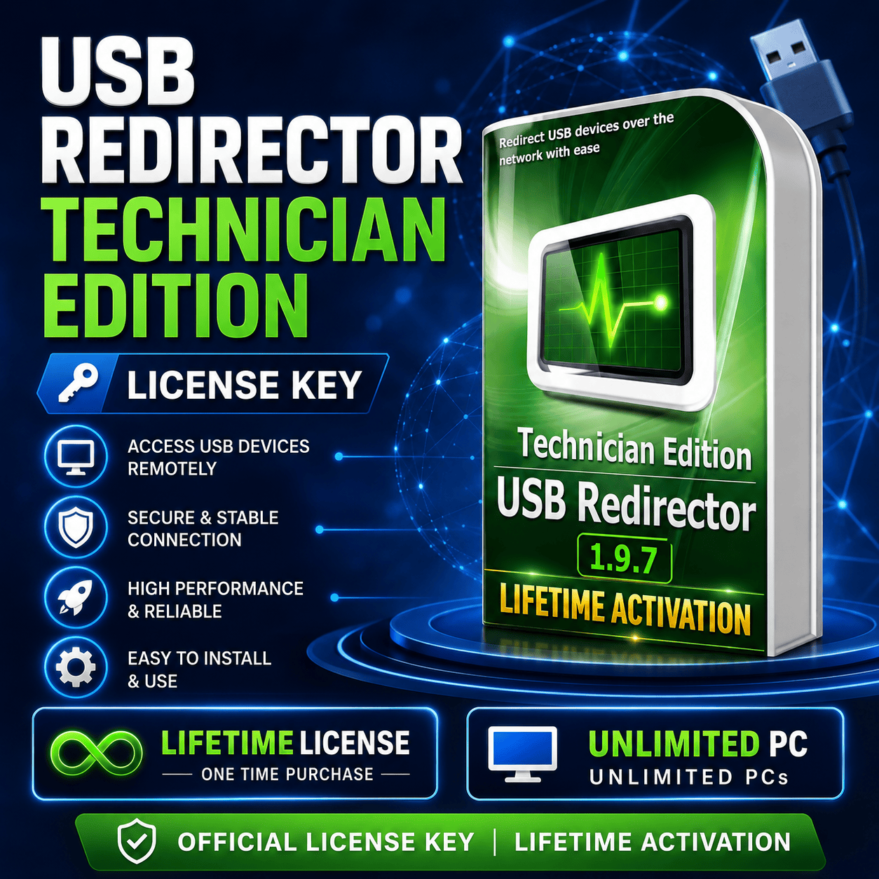 usb redirector technician edition