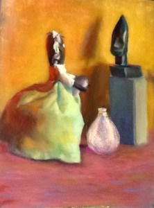 "Apperception" oil on panel