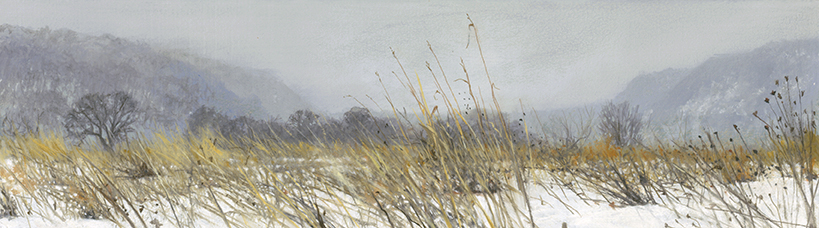 ROZNOS MEADOW SNOW PANORAMA- sold