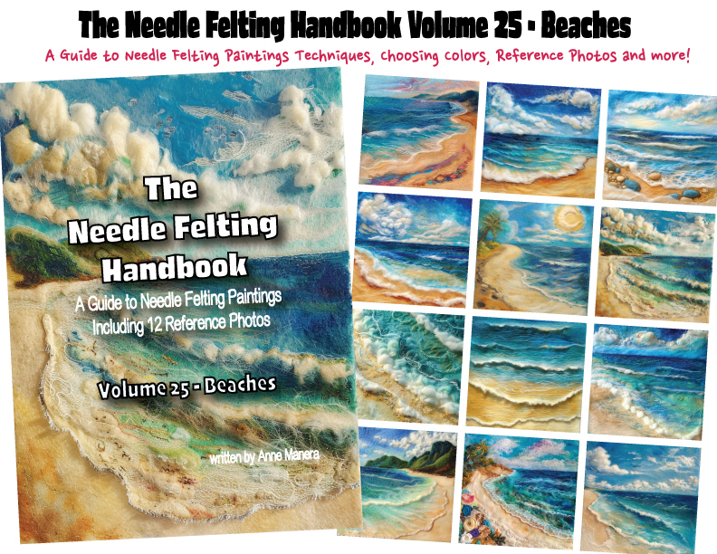 The Needle Felting Handbook Volume 25 Beaches written by Anne Manera