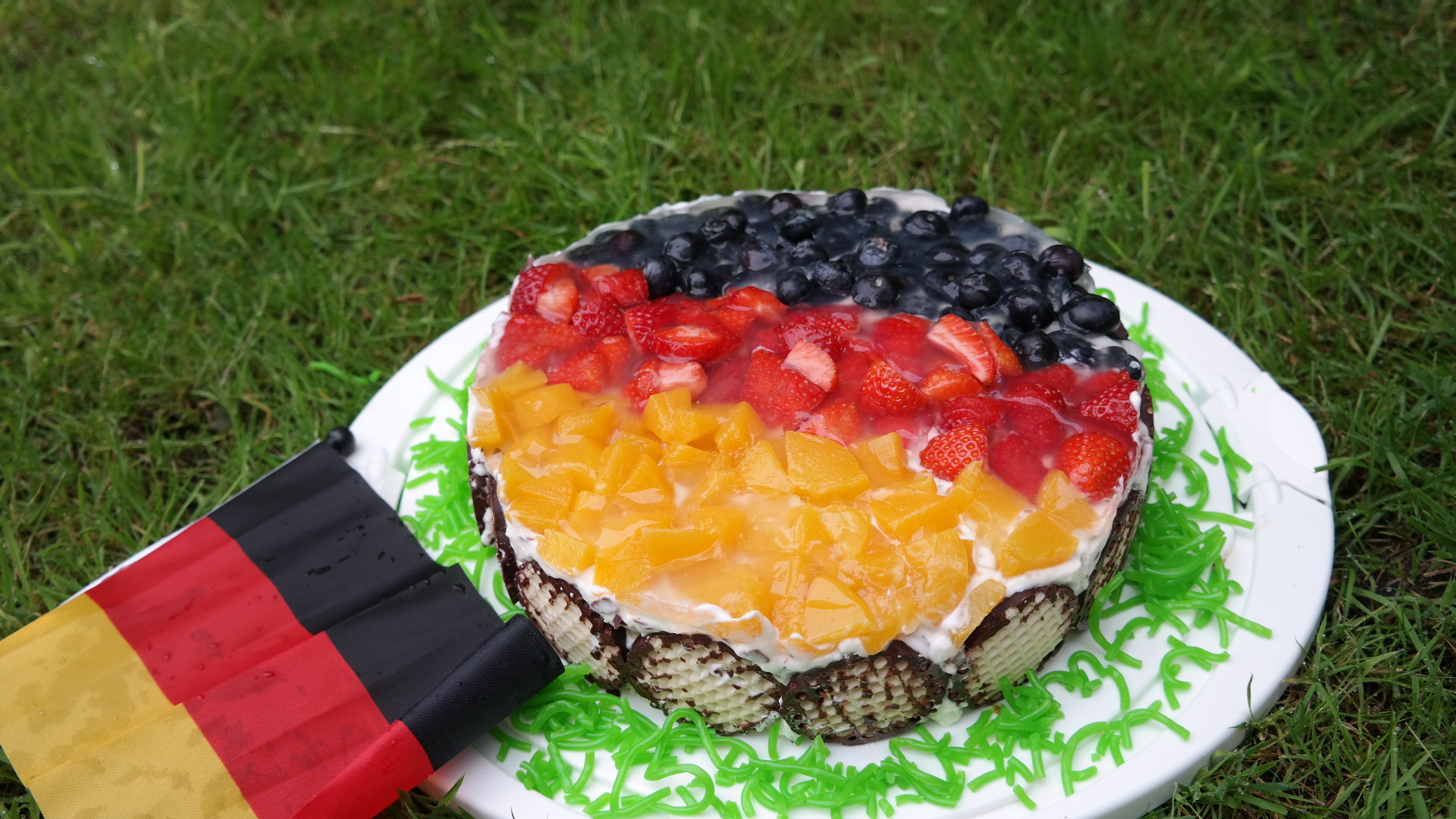 Jeder für jeden - Schokokusstorte für spannende EM 2016 Spiele