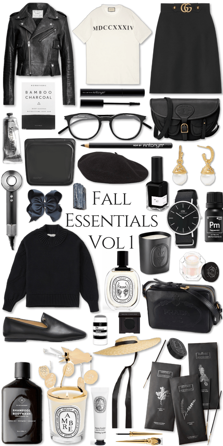 Fall Essentials 1 Gucci Diptyque Dyson Prada Fall OOTD Style