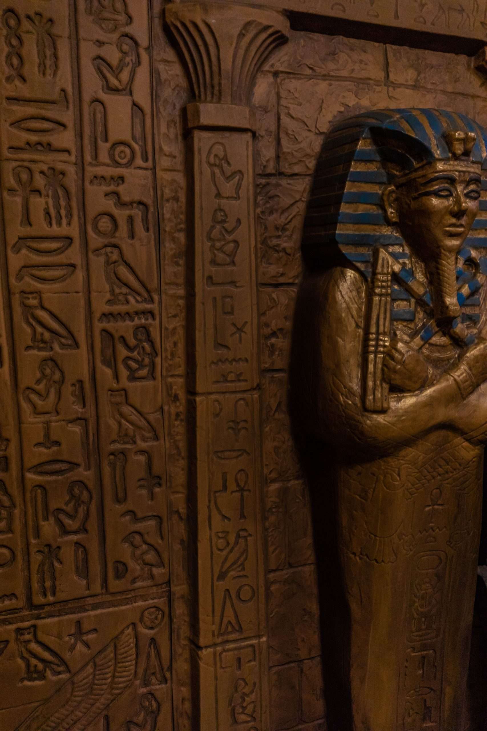 Egyptian Tomb Themed Escape Room at Grand Traverse Resort Photographed by Annie Fairfax