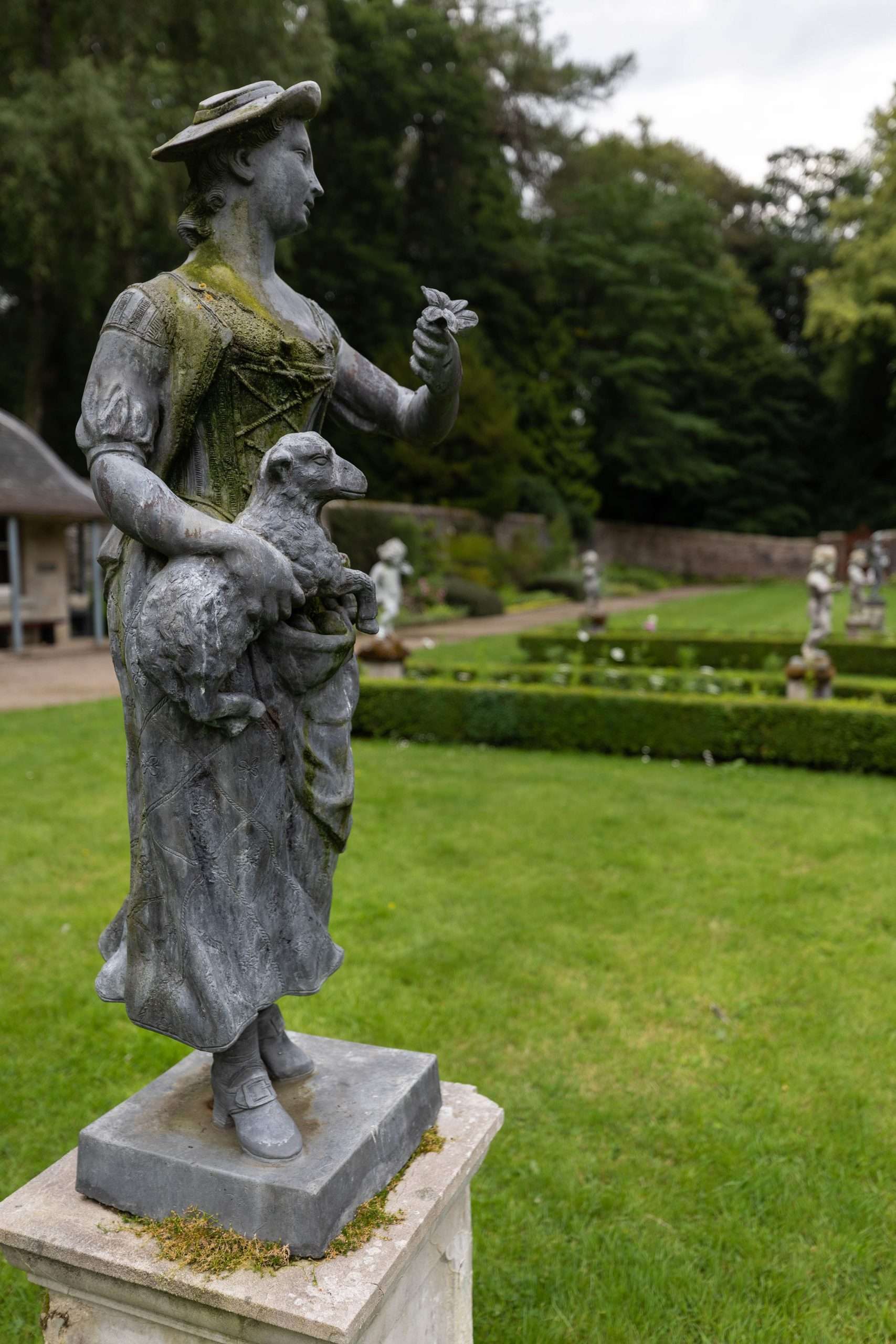 Blair Castle Hercules Garden Georgian Garden Design in Blair Atholl, Scotland Beautiful European Castles National Gardens United Kingdom by Annie Fairfax