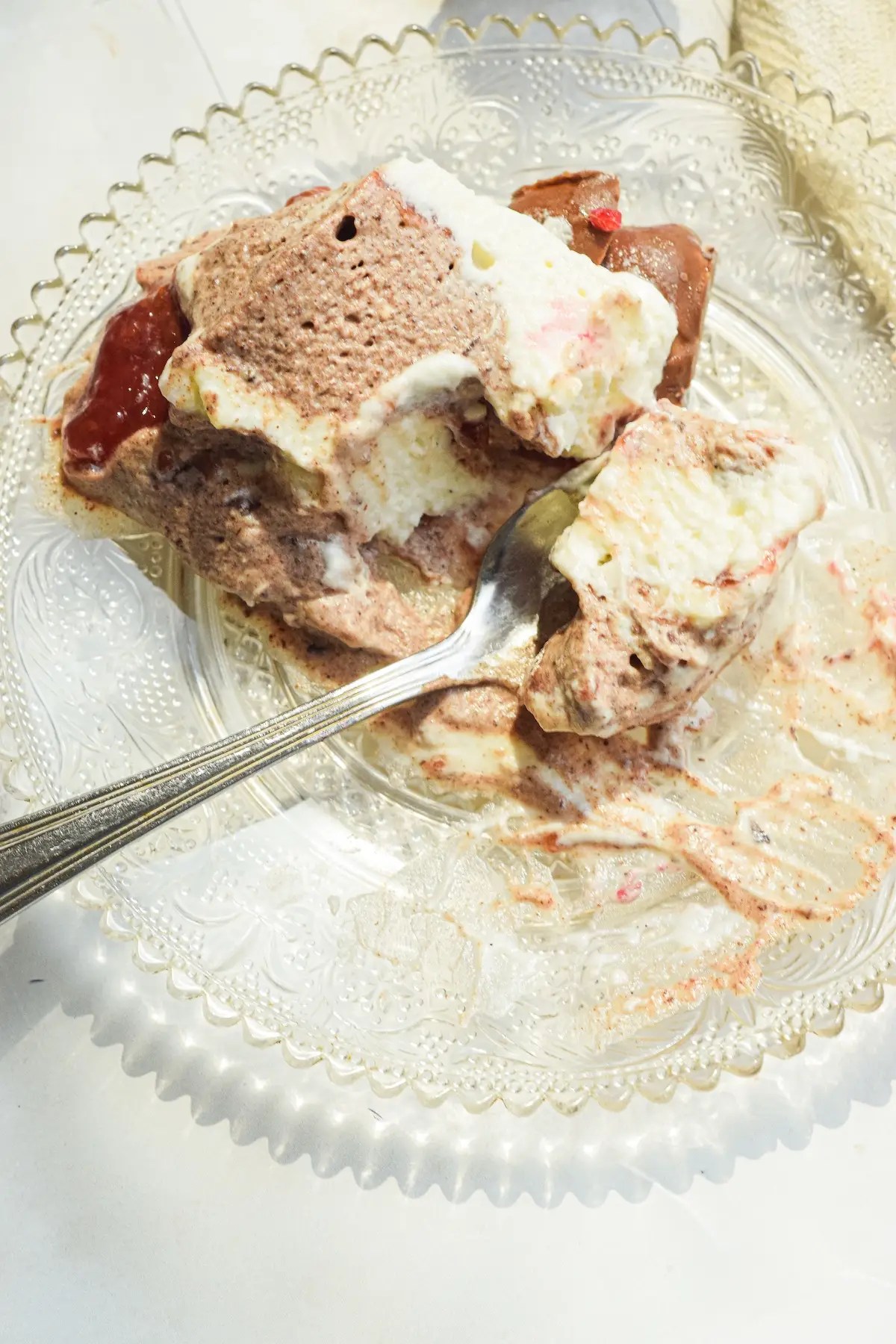 Franui chocolate raspberry ice cream cake