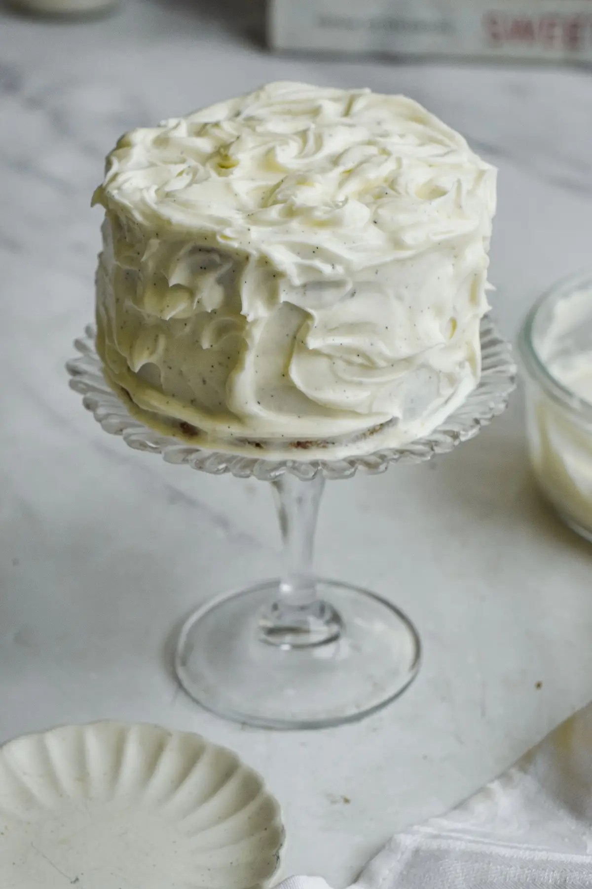 vanilla Matilda cake single serve