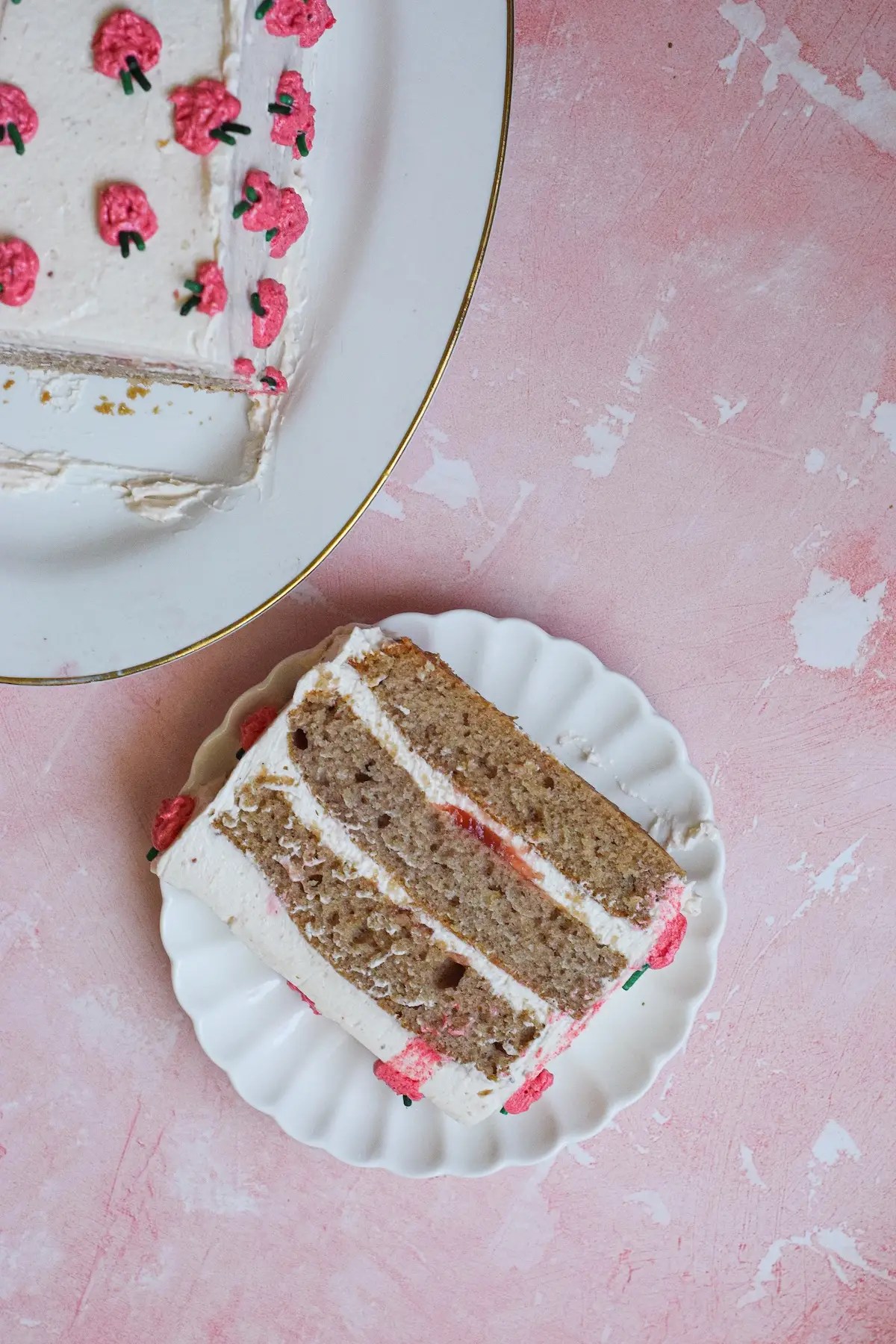 Easy Strawberry Sheet Cake Without Eggs