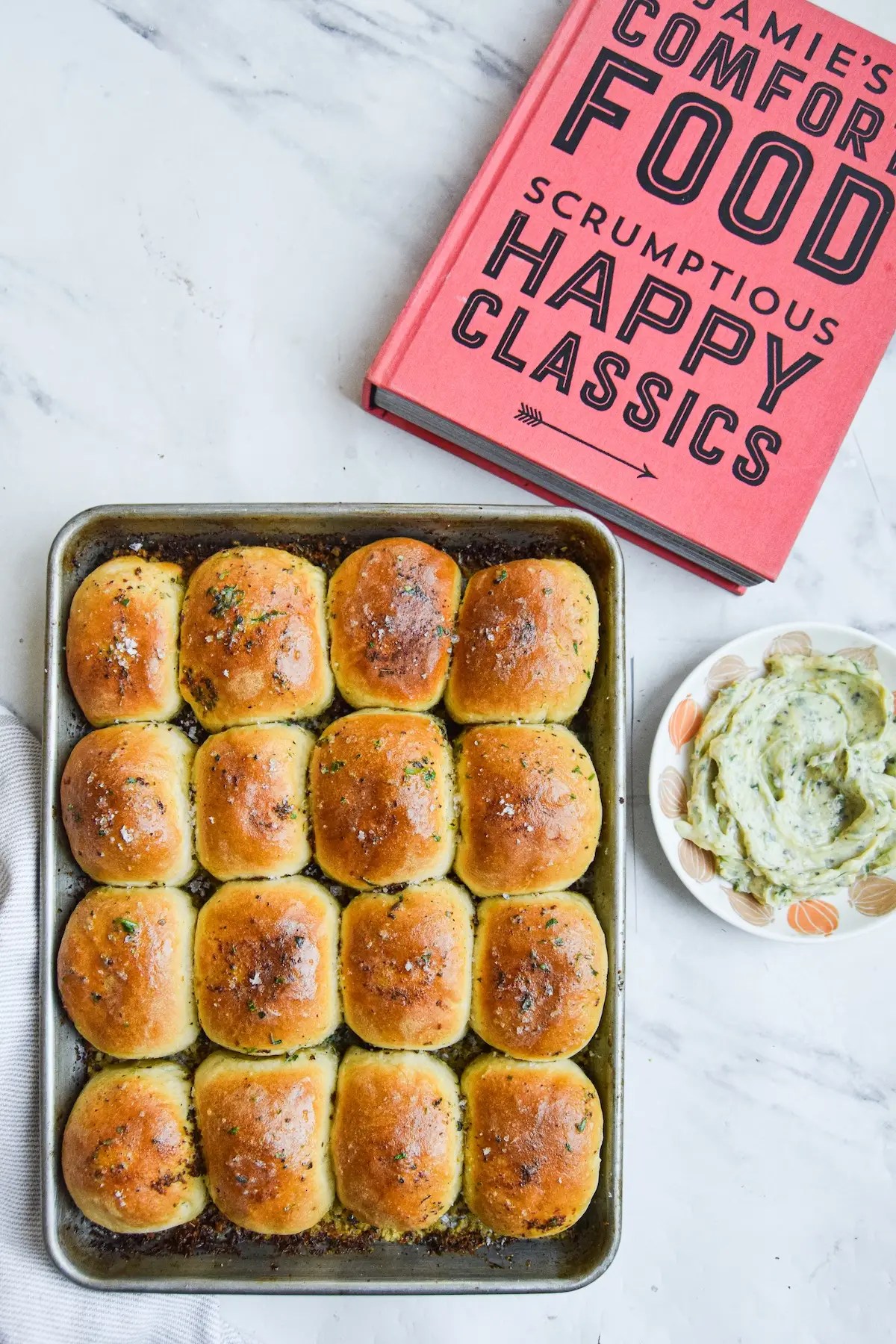 Tear and Share Garlic Bread Inspired by Jamie Oliver's Recipe