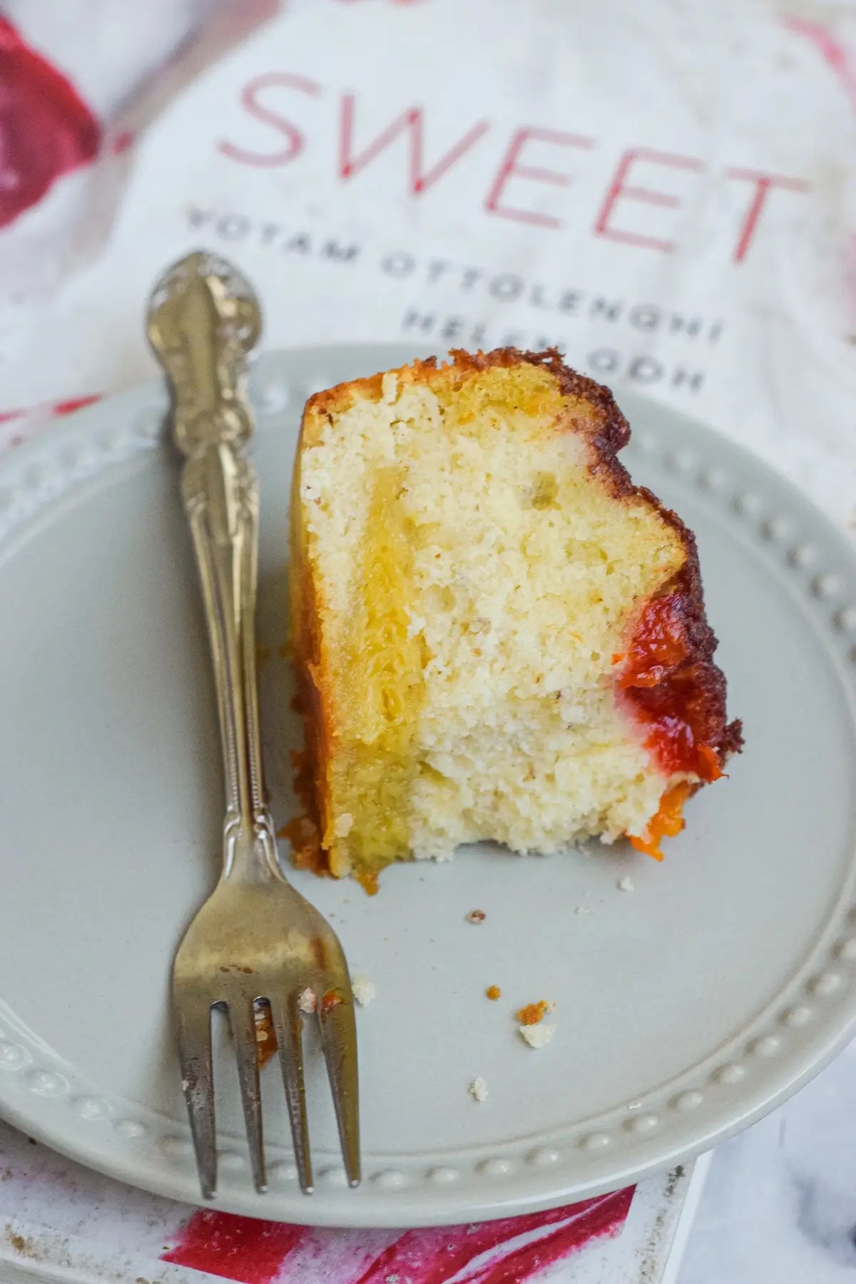 Apricot Almond Cake By Yotam Ottolenghi | Cookbook Recipe Series