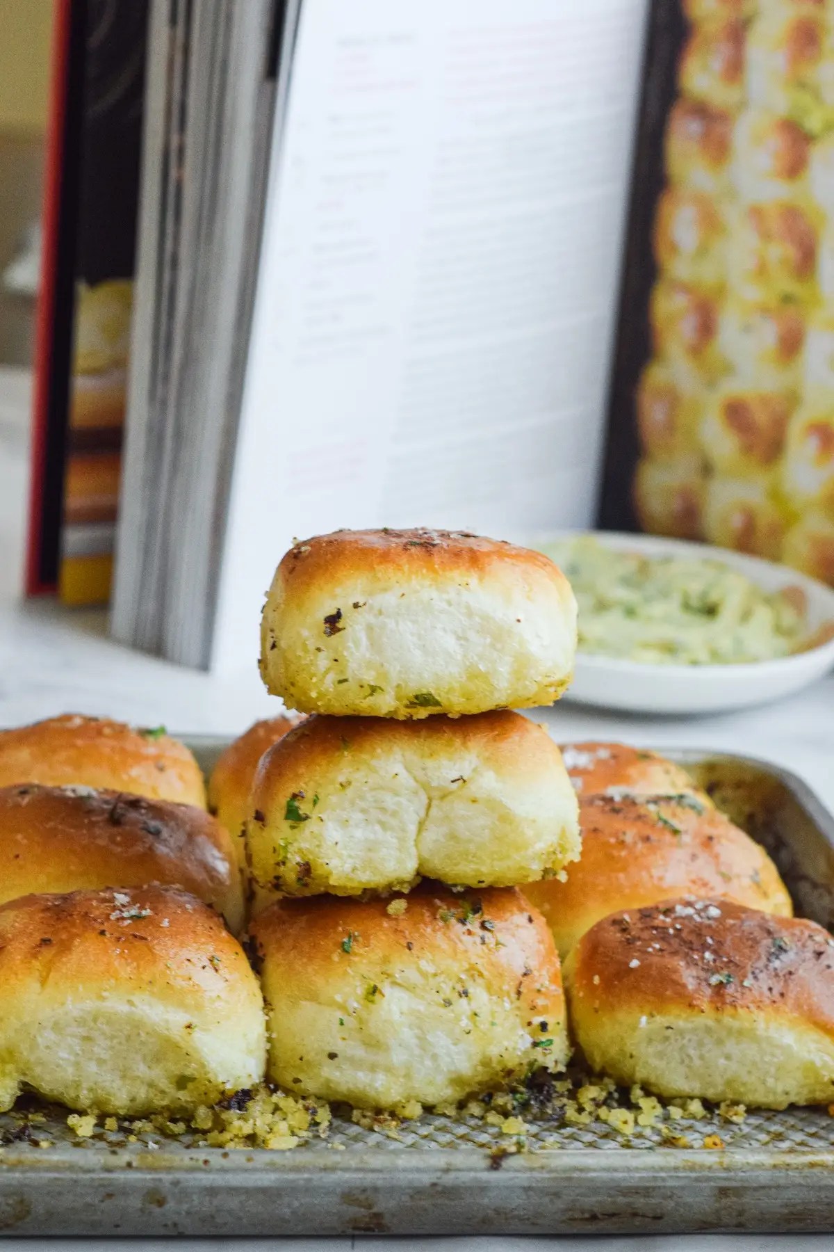 Tear and Share Garlic Bread Inspired by Jamie Oliver's Recipe