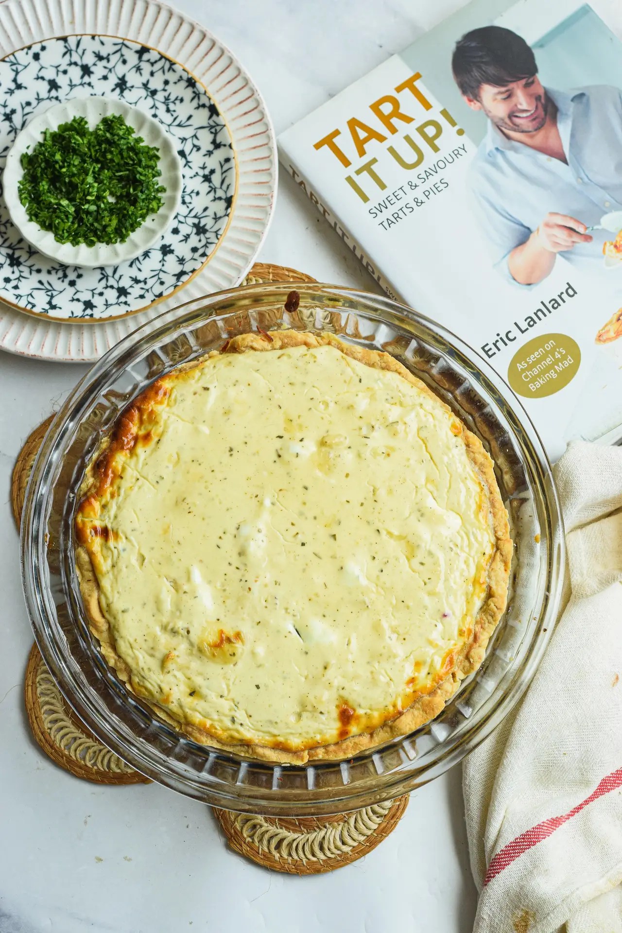 Red Pepper & Goat Cheese Tart By Eric Lanlard Recipe