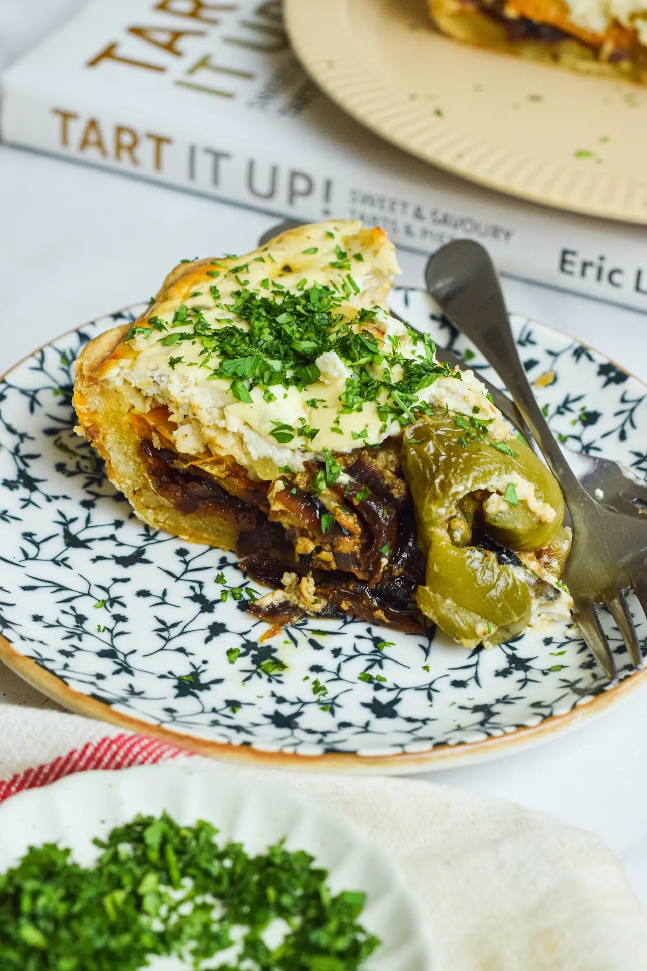 Red Pepper & Goat Cheese Tart By Eric Lanlard Recipe