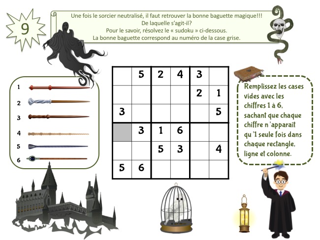 Dans ce livret tu trouveras plusieurs jeux qu'il faudra imprimer ou découper. Jeu Anniversaire Sorcier L Ecole Des Sorciers Un Anniversaire En Or
