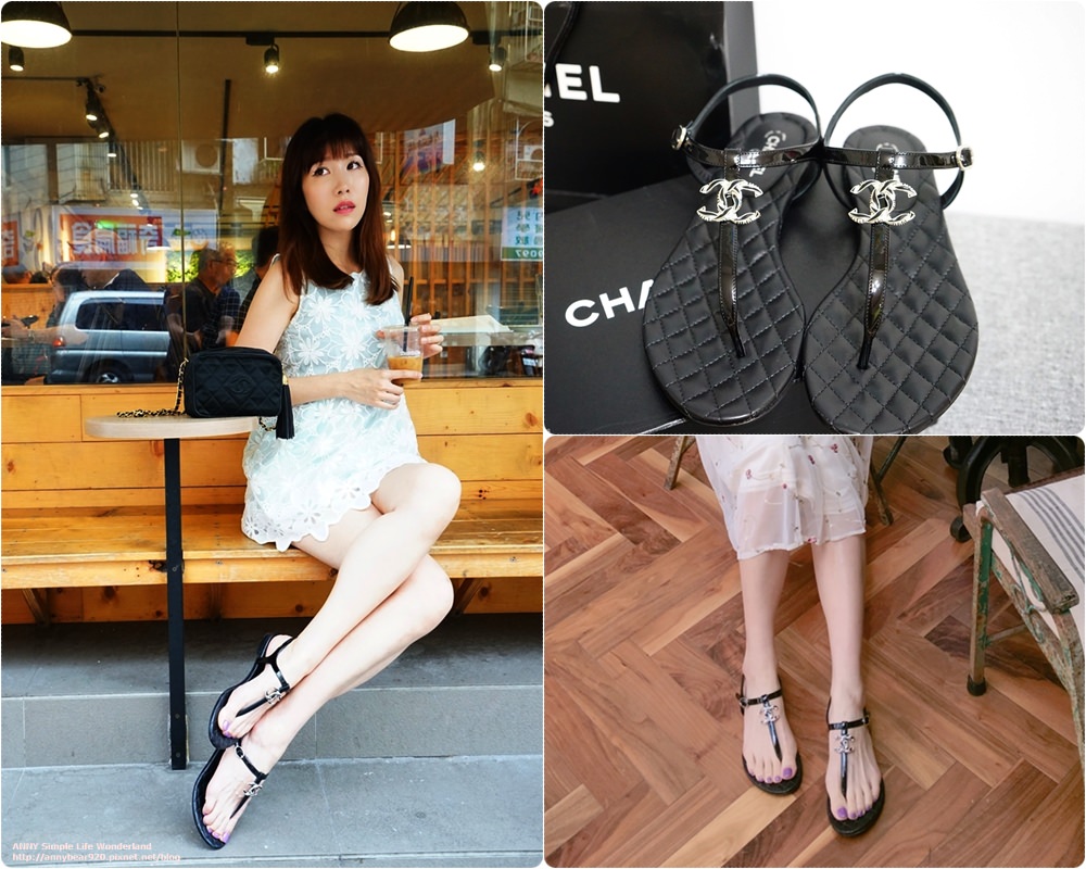 【精品】香奈兒涼鞋 Chanel 雙C logo涼鞋 ♥ 時尚經典 好看好搭