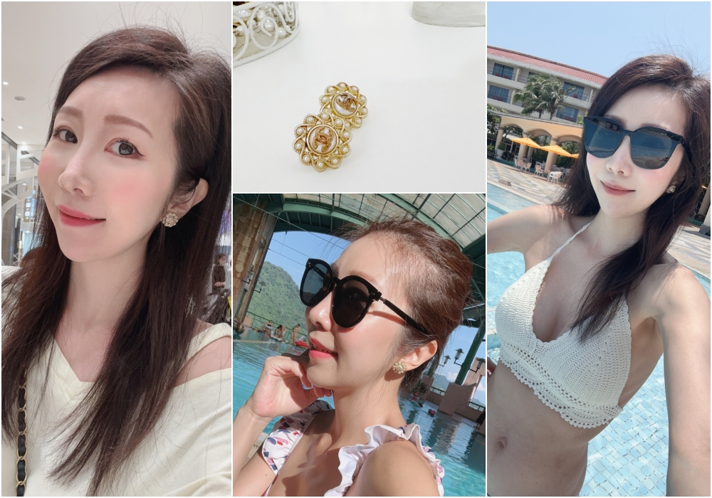 【精品】Chanel耳環、香奈兒耳環 ♥ 經典款山茶花雙C Chanel耳環-典雅秀氣