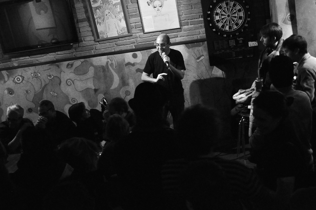 Moment del concert de presentació, dissabte passat