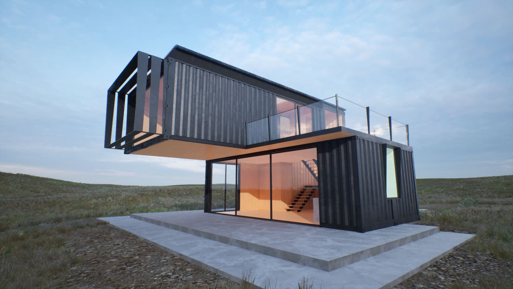 Find modular home renderings with virtual 3d walkthrough