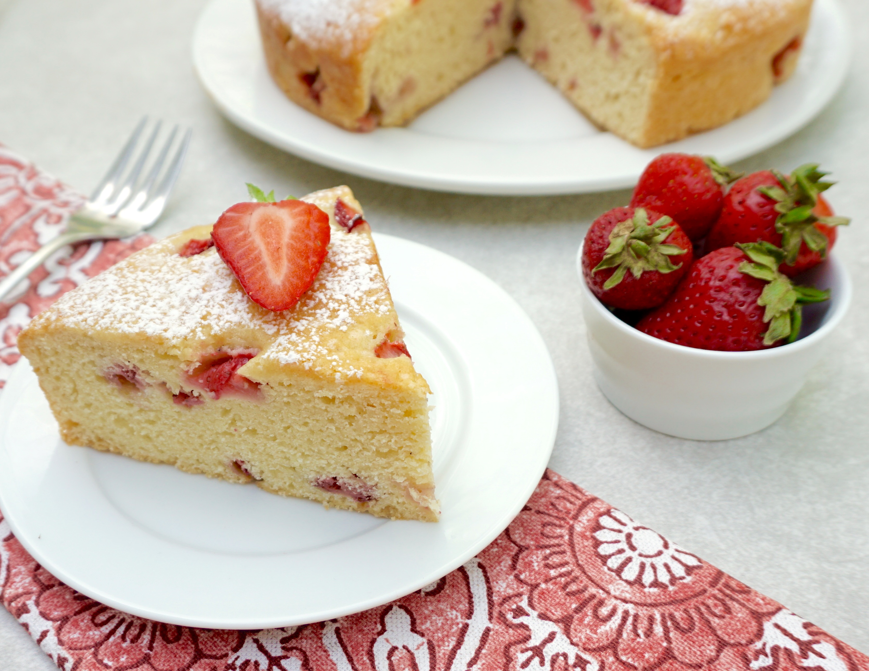 photo Italian Strawberry Ricotta Cake strawberry ricotta cake