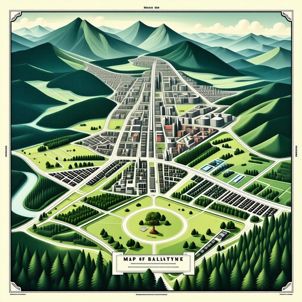 Map Of Ballantyne Image Title Generate High Resolution 13382 
