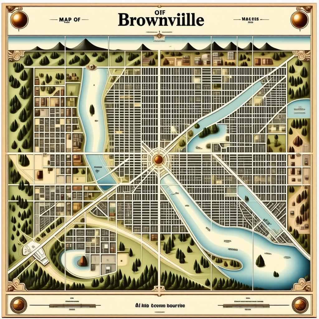 Map Of Brownsville Image Title Generate High Resolution 19270 