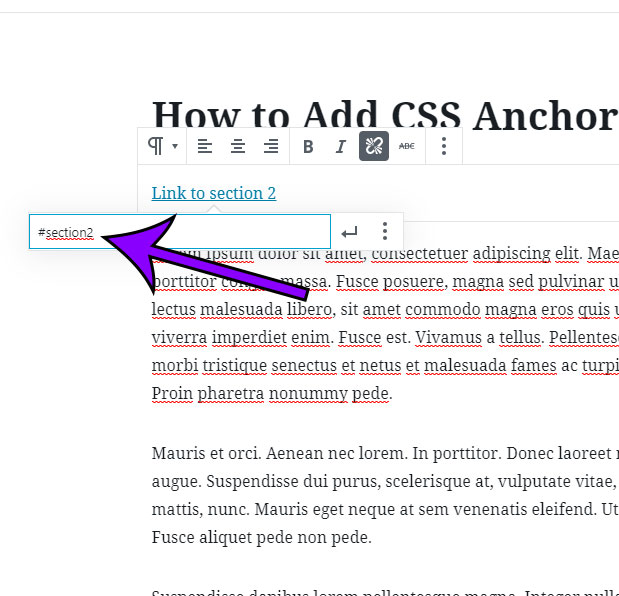How to Add an HTML Anchor to a Heading Block in Wordpress Answer Your