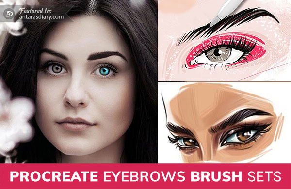 Procreate Eyebrows Brush Sets preview