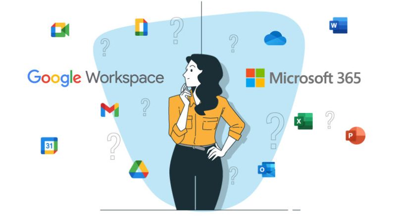 Difference Between Microsoft 365 and Google Workspace