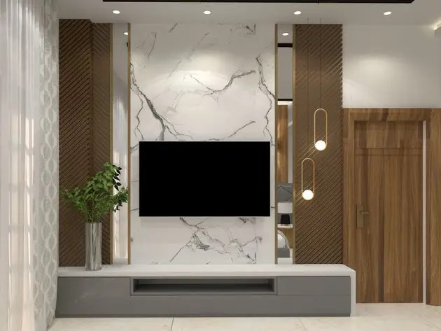 Marble Media Wall