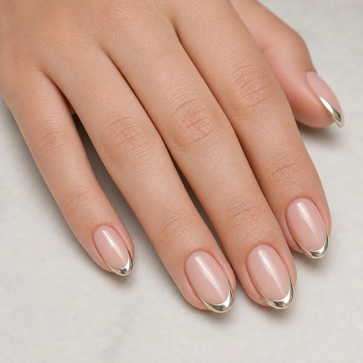 Chrome nails 58