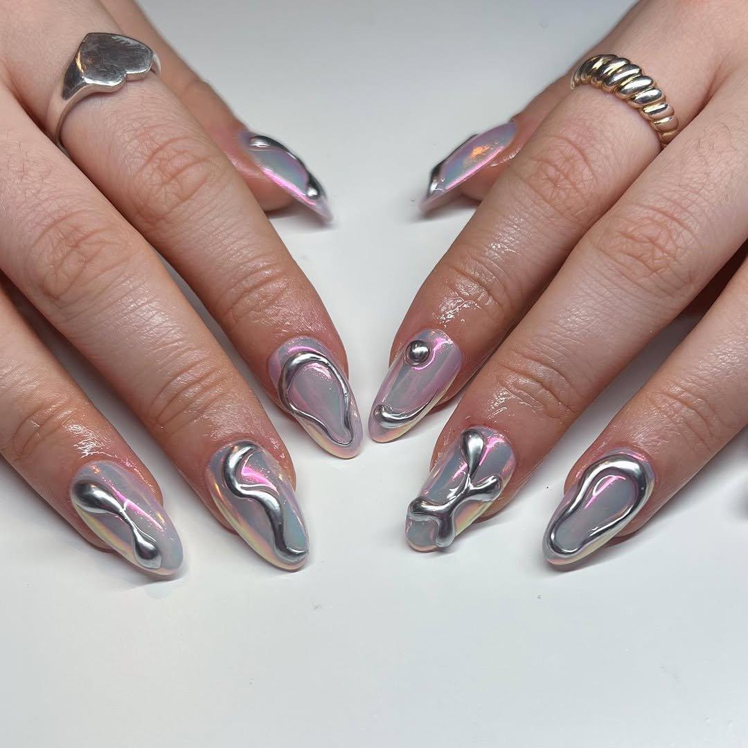 Chrome nails 61